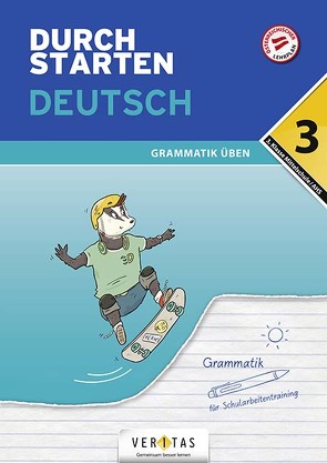 Durchstarten Deutsch 3. Klasse Mittelschule/AHS Grammatik üben von Igler,  Vera