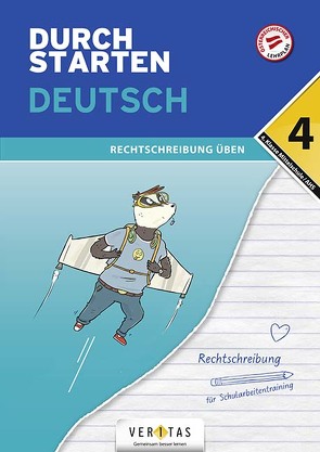 Durchstarten Deutsch 4. Klasse Mittelschule/AHS Rechtschreibung üben von Igler,  Vera