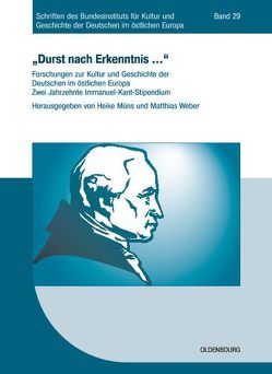 „Durst nach Erkenntnis…“ von Müns,  Heike, Weber,  Matthias