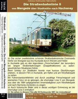 DVD Straßenbahn Dortmund Linie 5 / Mengede nach Hacheney von Herr,  Andreas