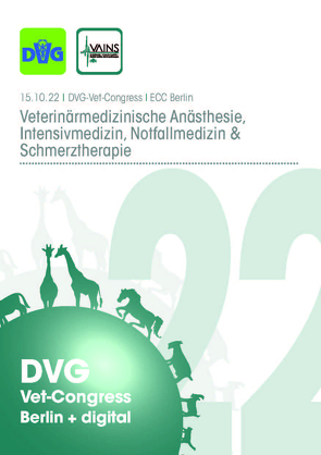 DVG Vet-Congress 2022 – Tagungsband VAINS (Anästhesie)