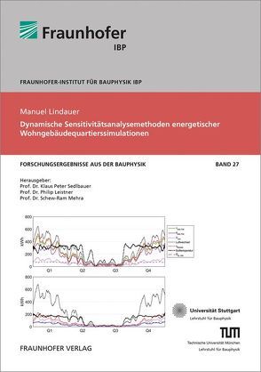 Dynamische Sensitivitätsanalysemethoden energetischer Wohngebäudequartierssimulationen. von Leistner,  Philip, Lindauer,  Manuel, Mehra,  Schew-Ram, Sedlbauer,  Klaus