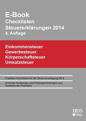 E-Book Checklisten Steuererklärungen 2014 von Arndt,  Thomas, Lähn,  Annette, Perbey,  Uwe