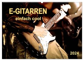 E-Gitarren – einfach cool (Wandkalender 2024 DIN A2 quer), CALVENDO Monatskalender von Roder,  Peter