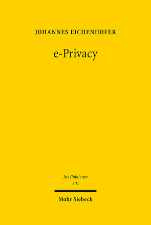 e-Privacy von Eichenhofer,  Johannes