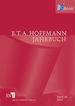 E.T.A. Hoffmann-Jahrbuch 2012 von Liebrand,  Claudia, Steinecke,  Hartmut