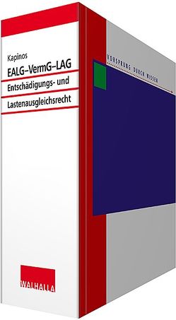 EALG – VermG – LAG inkl. Online-Dienst von Kapinos,  Alois