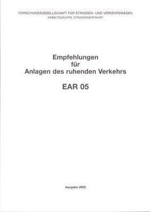 EAR 05 – Empfehlungen für Anlagen des ruhenden Verkehrs