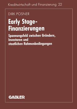 Early Stage-Finanzierungen von Posner,  Dirk