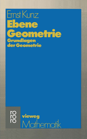 Ebene Geometrie von Kunz,  Ernst