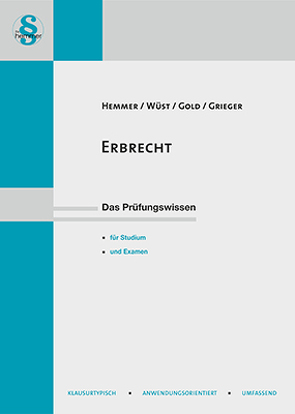 eBook Erbrecht von Gold,  Ingo, Grieger,  Michael, Hemmer,  Karl-Edmund, Wüst,  Achim