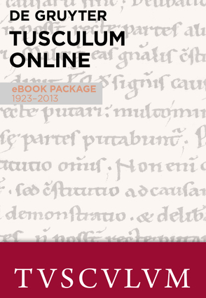 eBook-Paket / eBook package Tusculum Online