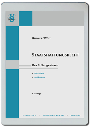 eBook Staatshaftungsrecht von Hauck, Hemmer,  Karl-Edmund, Holzinger, Wüst,  Achim