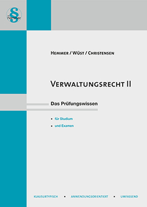 eBook Verwaltungsrecht II von Christensen,  Ralph, Grieger,  Michael, Hemmer,  Karl-Edmund, Wüst,  Achim