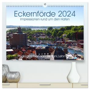 Eckernförde 2024. Impressionen rund um den Hafen (hochwertiger Premium Wandkalender 2024 DIN A2 quer), Kunstdruck in Hochglanz von Lehmann,  Steffani