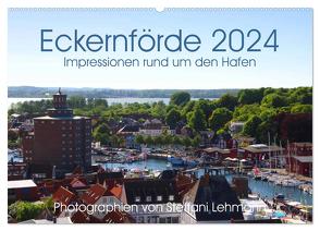 Eckernförde 2024. Impressionen rund um den Hafen (Wandkalender 2024 DIN A2 quer), CALVENDO Monatskalender von Lehmann,  Steffani