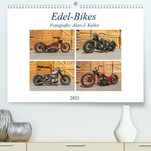 Edel-Bikes 2023CH-Version (Premium, hochwertiger DIN A2 Wandkalender 2023, Kunstdruck in Hochglanz) von J. Koller,  Alois