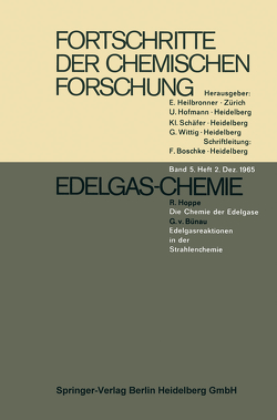 Edelgas-Chemie von Hoppe,  R, von Bünau,  Günther