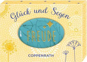 Edelstein mit Gravur – Glück und Segen – Freude