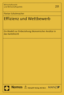 Effizienz und Wettbewerb von Schuhmacher,  Florian