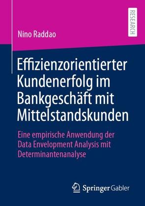 Effizienzorientierter Kundenerfolg im Bankgeschäft mit Mittelstandskunden von Raddao,  Nino