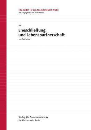 Eheschließung und Lebenspartnerschaft von Meireis,  Rolf