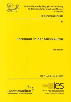 Ehrenamt in der Musikkultur von Ermert,  Karl