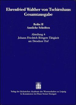 Ehrenfried Walther von Tschirnhaus Gesamtausgabe von Knobloch,  Eberhard, Krautz,  Carsten, Ullmann,  Mathias