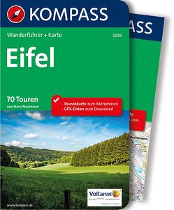 KOMPASS Wanderführer Eifel von Naumann,  Hans