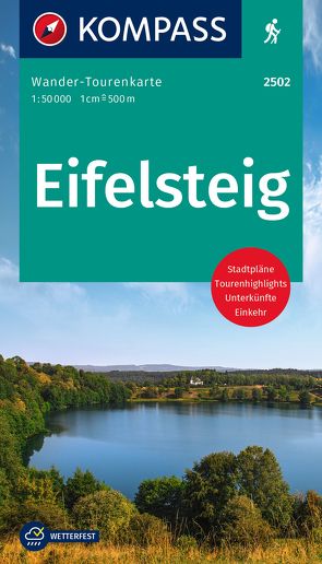 KOMPASS Wander-Tourenkarte Eifelsteig 1:50.000 von KOMPASS-Karten GmbH