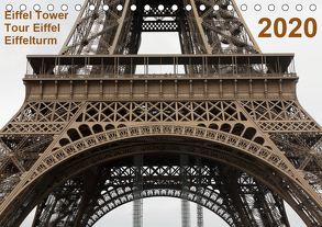 Eiffel Tower – Tour Eiffel – Eiffelturm – Paris 2020 (Tischkalender 2020 DIN A5 quer) von Studio Mark Chicoga,  Photo