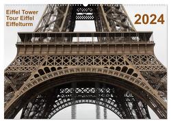 Eiffel Tower – Tour Eiffel – Eiffelturm – Paris 2024 (Wandkalender 2024 DIN A2 quer), CALVENDO Monatskalender von Studio Mark Chicoga,  Photo