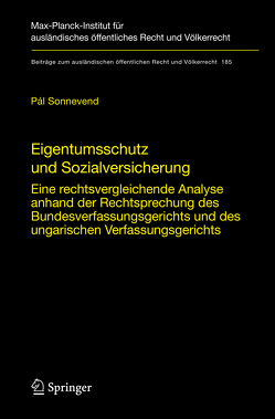 Eigentumsschutz und Sozialversicherung von Sonnevend,  Pál