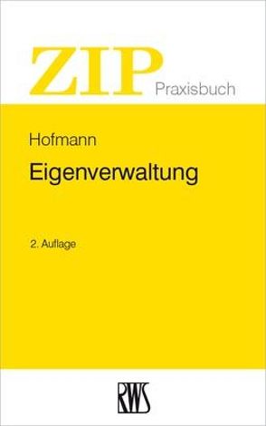 Eigenverwaltung von Hofmann,  Matthias