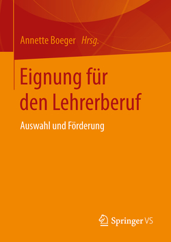 Eignung für den Lehrerberuf von Boeger,  Annette