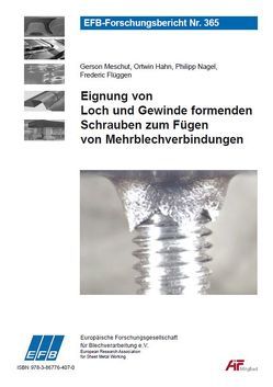 Eignung von Loch und Gewinde formenden Schrauben zum Fügen von Mehrblechverbindungen von Flüggen,  Frederic, Hahn,  Ortwin, Meschut,  Gerson, Nagel,  Philipp