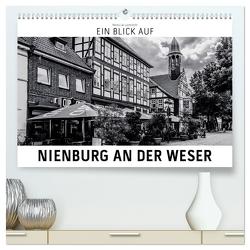 Ein Blick auf Nienburg an der Weser (hochwertiger Premium Wandkalender 2024 DIN A2 quer), Kunstdruck in Hochglanz von W. Lambrecht,  Markus