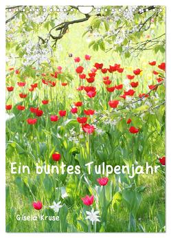 Ein buntes Tulpenjahr (Wandkalender 2024 DIN A4 hoch), CALVENDO Monatskalender von Kruse,  Gisela