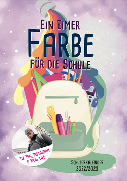 Ein Eimer Farbe für die Schule