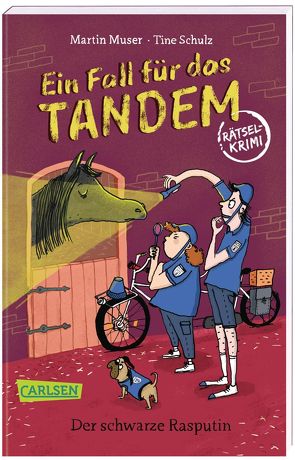 Ein Fall für das Tandem: Der schwarze Rasputin, Rätselkrimi ab 9 Jahren (Detektivgeschichte mit Wimmel-, Such- und Denkrätseln zum Knobeln und Lösen des Falls) von Muser,  Martin, Schulz,  Tine