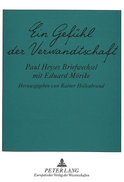 Ein Gefühl der Verwandtschaft von Hillenbrand,  Rainer