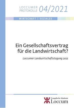 Ein Gesellschaftsvertrag für die Landwirtschaft von Lange,  Joachim