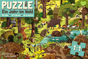 Ein Jahr im Wald – Frühling – Puzzle von Dziubak,  Emilia