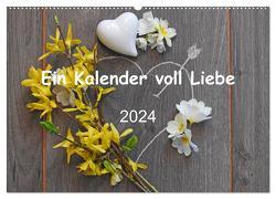 Ein Kalender voll Liebe (Wandkalender 2024 DIN A2 quer), CALVENDO Monatskalender von Vier,  Bettina