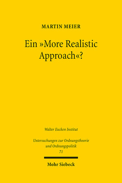 Ein „More Realistic Approach“? von Meier,  Martin