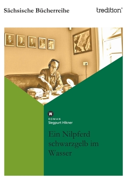 Ein Nilpferd schwarzgelb im Wasser von Hikner,  Siegpurt