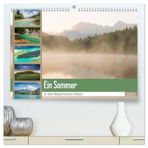 Ein Sommer in den Bayerischen Alpen (hochwertiger Premium Wandkalender 2024 DIN A2 quer), Kunstdruck in Hochglanz von Wasilewski,  Martin