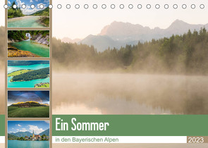 Ein Sommer in den Bayerischen Alpen (Tischkalender 2023 DIN A5 quer) von Wasilewski,  Martin