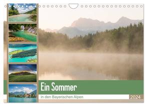 Ein Sommer in den Bayerischen Alpen (Wandkalender 2024 DIN A4 quer), CALVENDO Monatskalender von Wasilewski,  Martin
