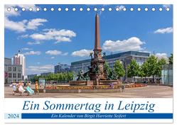 Ein Sommertag in Leipzig (Tischkalender 2024 DIN A5 quer), CALVENDO Monatskalender von Harriette Seifert,  Birgit